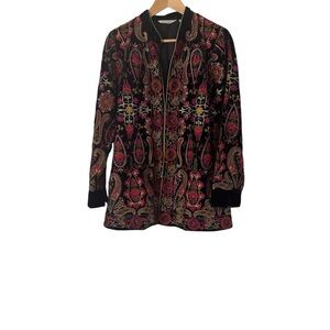 Soft Surroundings Fully Embroidered Blazer size Medium